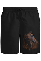 At I Unisex Black Shorts