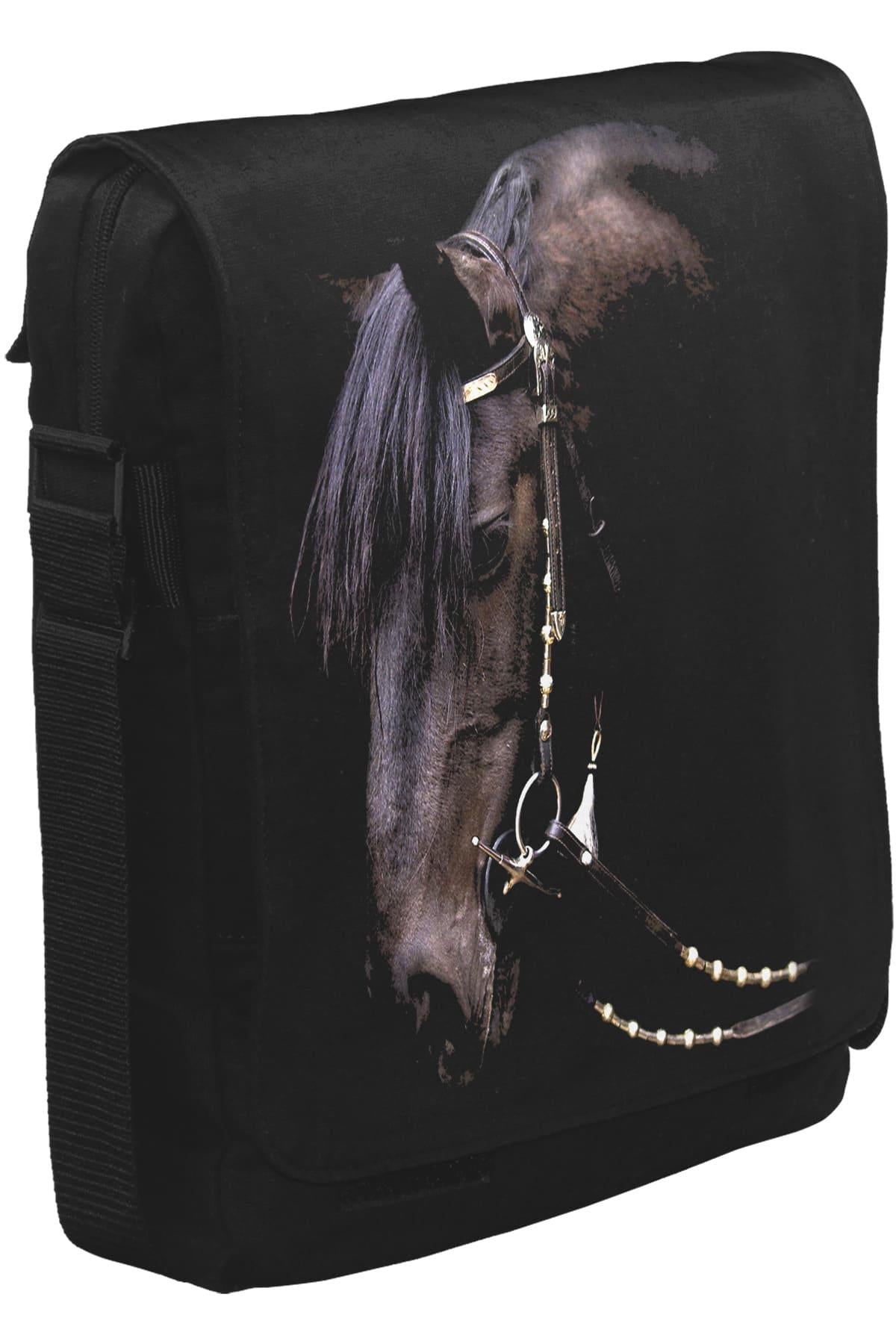 At II Unisex Siyah Postacı Çanta