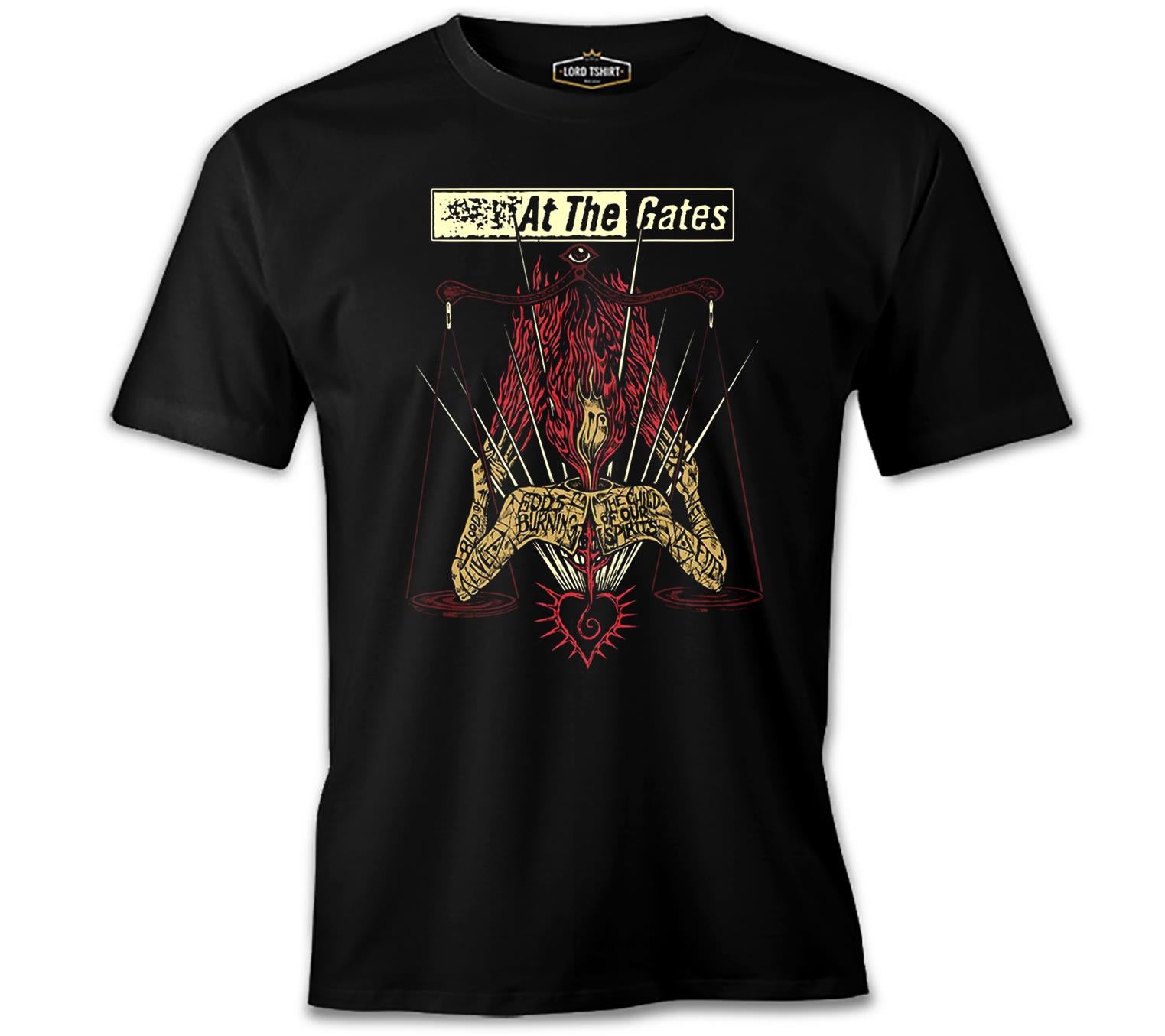 At the Gates - Gods Burning Siyah Erkek Tshirt