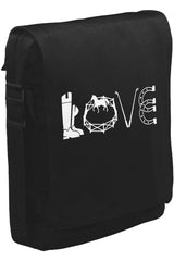 At VIII Unisex Siyah Postacı Çanta