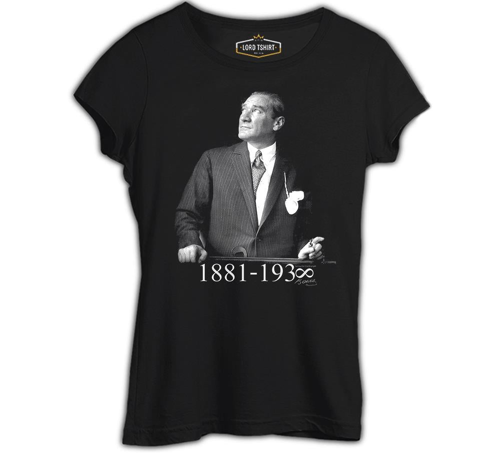 Atatürk - 1881-1938 Siyah Kadın Tshirt