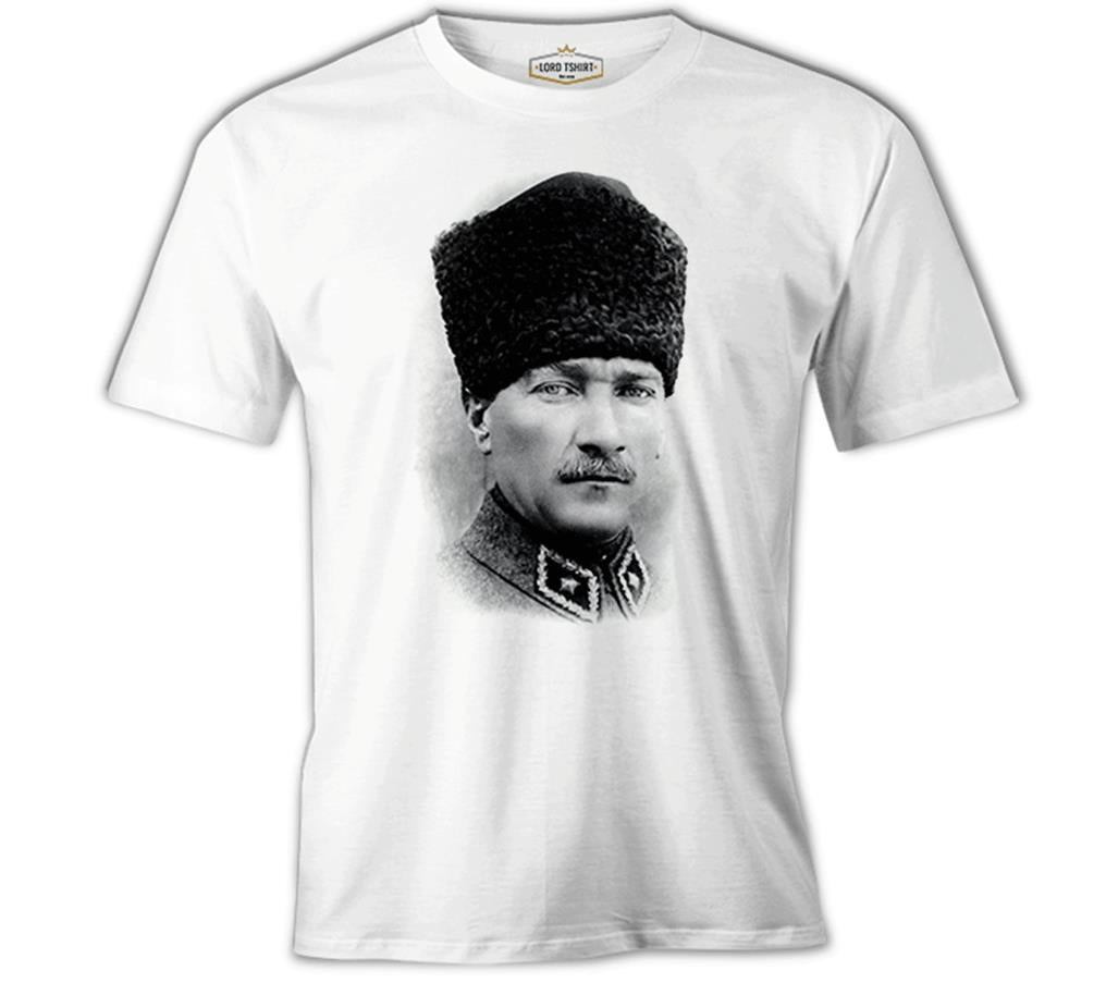 Atatürk Beyaz Erkek Tshirt