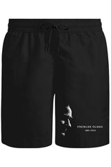 Atatürk - Fikirler Ölmez Unisex Siyah Şort