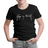 Atatürk - Gazi Mustafa Kemal Siyah Çocuk Tshirt
