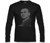 Atatürk - Gençliğe Hitabe Siyah Erkek Sweatshirt