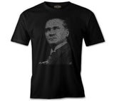 Atatürk - Gençliğe Hitabe Siyah Erkek Tshirt
