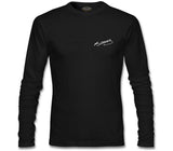 Atatürk İmza - Göğüs Logo Siyah Erkek Sweatshirt
