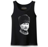 Atatürk - Portre Apolet Siyah Erkek Atlet