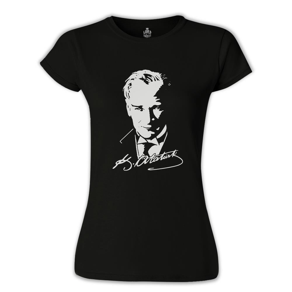 Ataturk - Portrait II Black Women's Tshirt