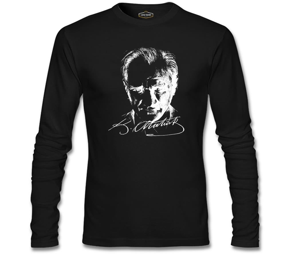 Ataturk - Portrait Black Men's Sweatshirt