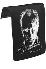 Atatürk - Portre  Unisex Siyah Tak-Çıkar Postacı Çanta Kapağı CK-1347