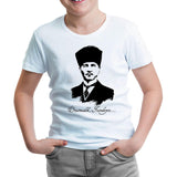 Atatürk - Unutmadık! Beyaz Çocuk Tshirt