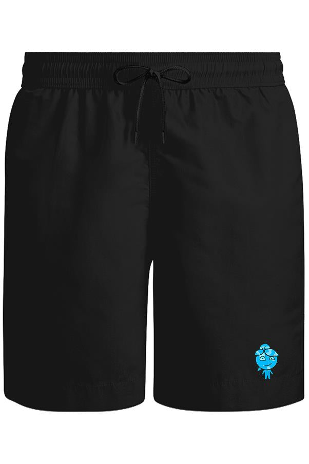 Ateş Ve Su - Su Kız Unisex Siyah Şort