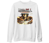 Attack on Titan White Thick Sweatshirt