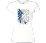 Attack on Titan - Logo White Women's Tshirt