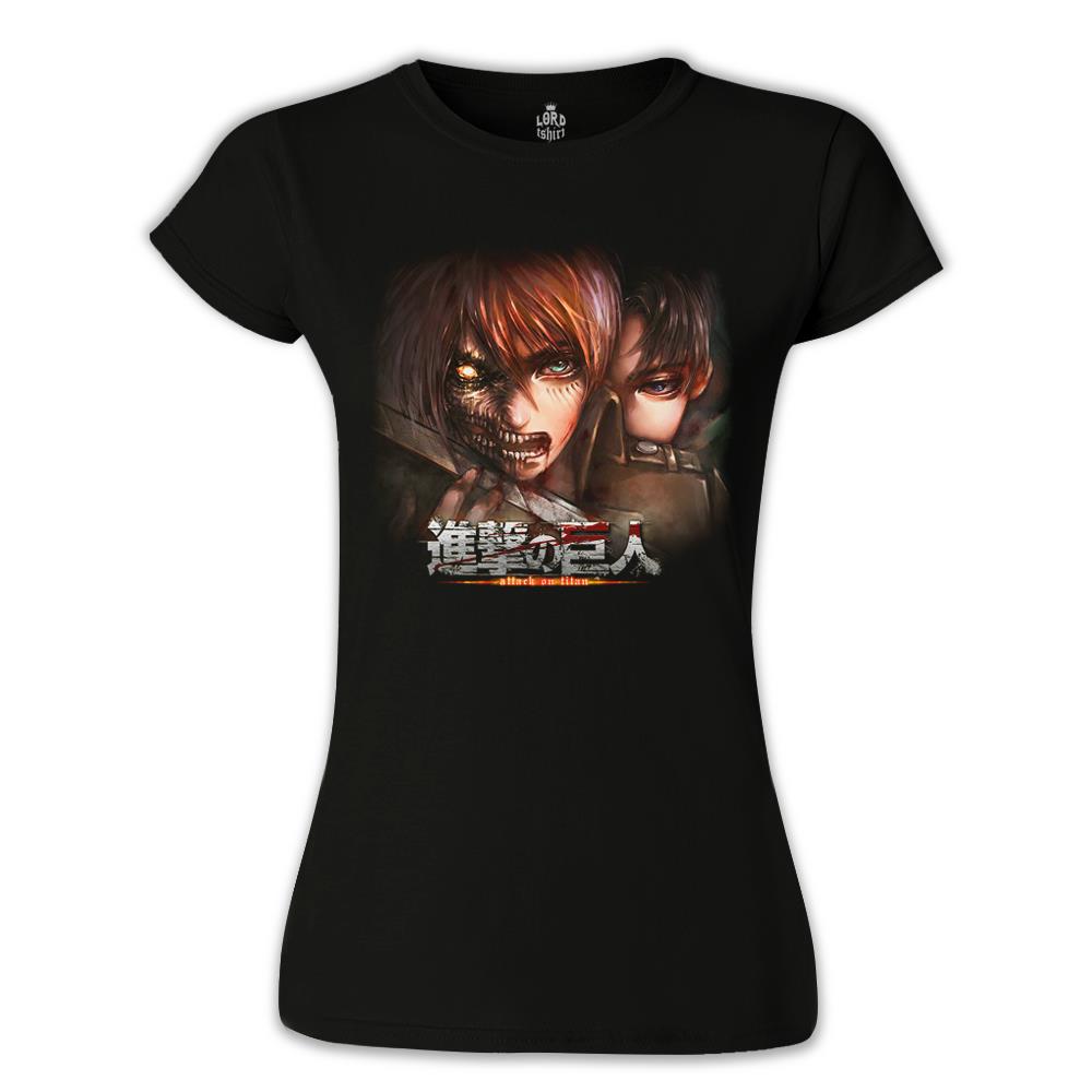 Attack on Titan Black Women's Tshirt