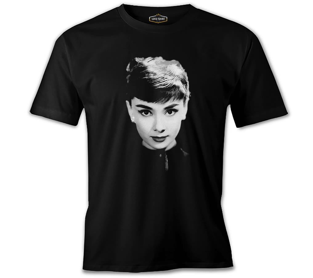 Audrey Hepburn Siyah Erkek Tshirt