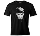 Audrey Hepburn Black Men's Tshirt