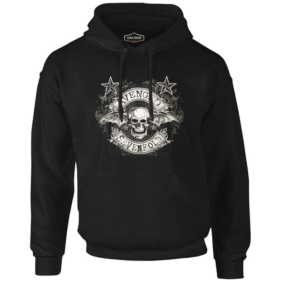 Avenged Sevenfold - A7X Siyah Erkek Fermuarsız Kapşonlu