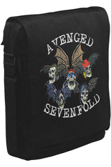 Avenged Sevenfold - Faces Unisex Siyah Postacı Çanta