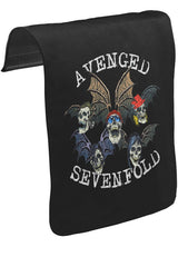 Avenged Sevenfold - Faces Unisex Siyah Tak-Çıkar Postacı Çanta Kapağı CK-107