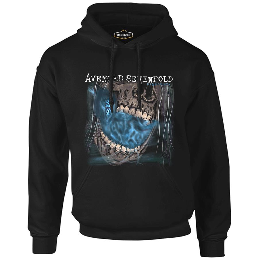 Avenged Sevenfold - Nightmare Siyah Erkek Fermuarsız Kapşonlu