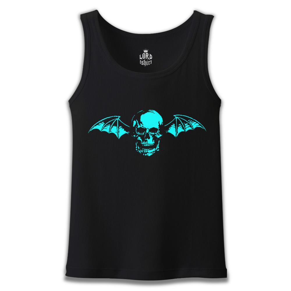 Avenged Sevenfold - Skull Logo Siyah Erkek Atlet