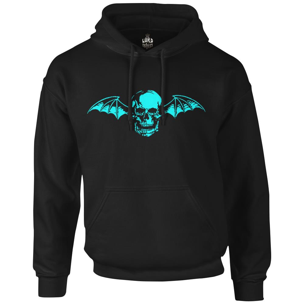 Avenged Sevenfold - Skull Logo Black Men's Zipperless Hoodie