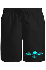 Avenged Sevenfold - Skull Logo Unisex Siyah Şort