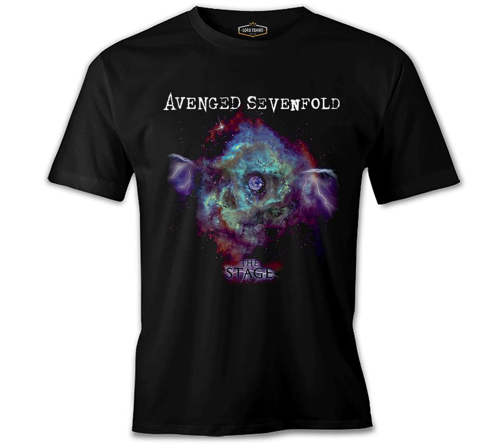 Avenged Sevenfold - Stage Stardust Siyah Erkek Tshirt