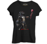 AVP - Predator City Hunter Siyah Kadın Tshirt