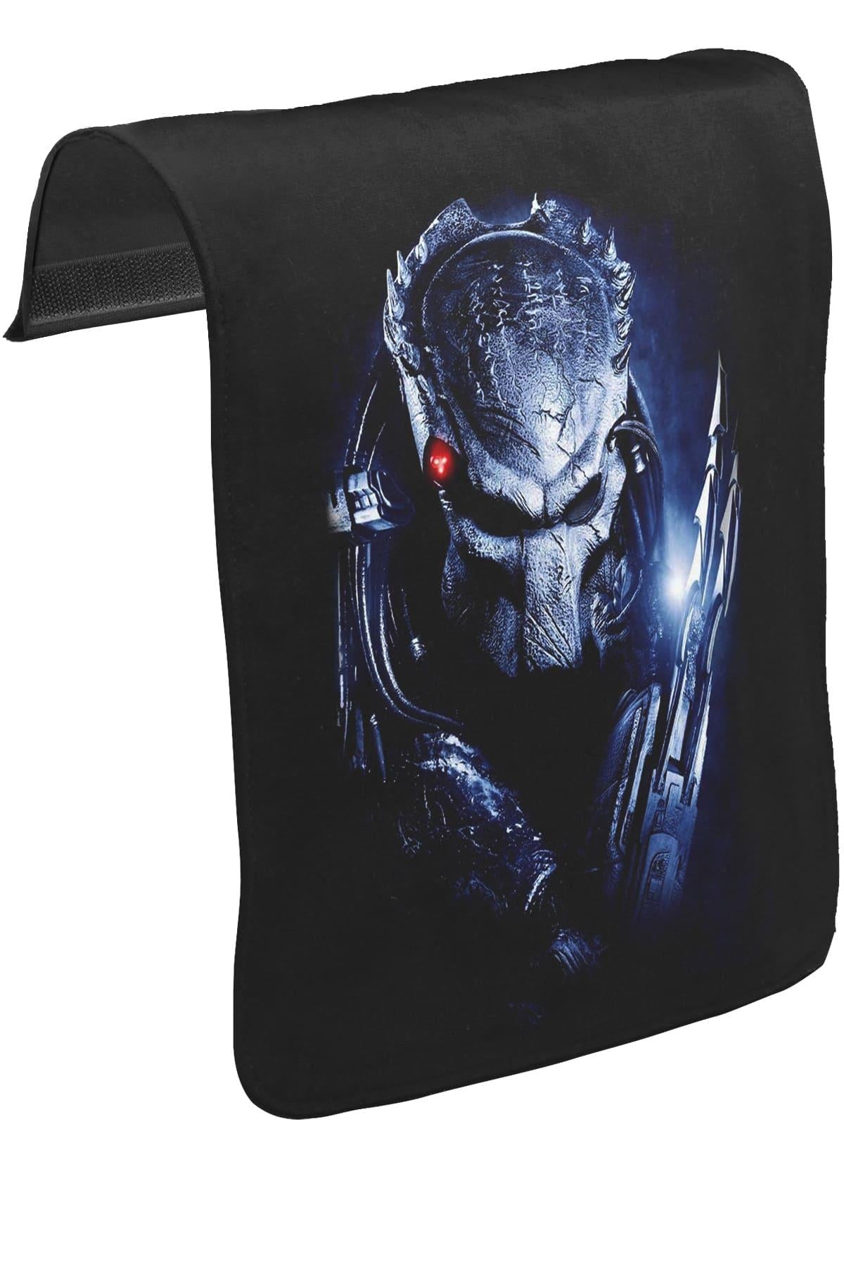 AVP - Predator Unisex Siyah Tak-Çıkar Postacı Çanta Kapağı CK-252