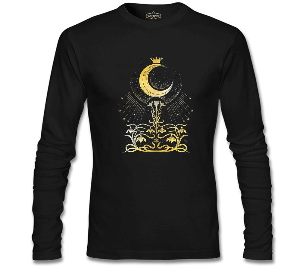 Moon - Queen Black Men's Sweatshirt