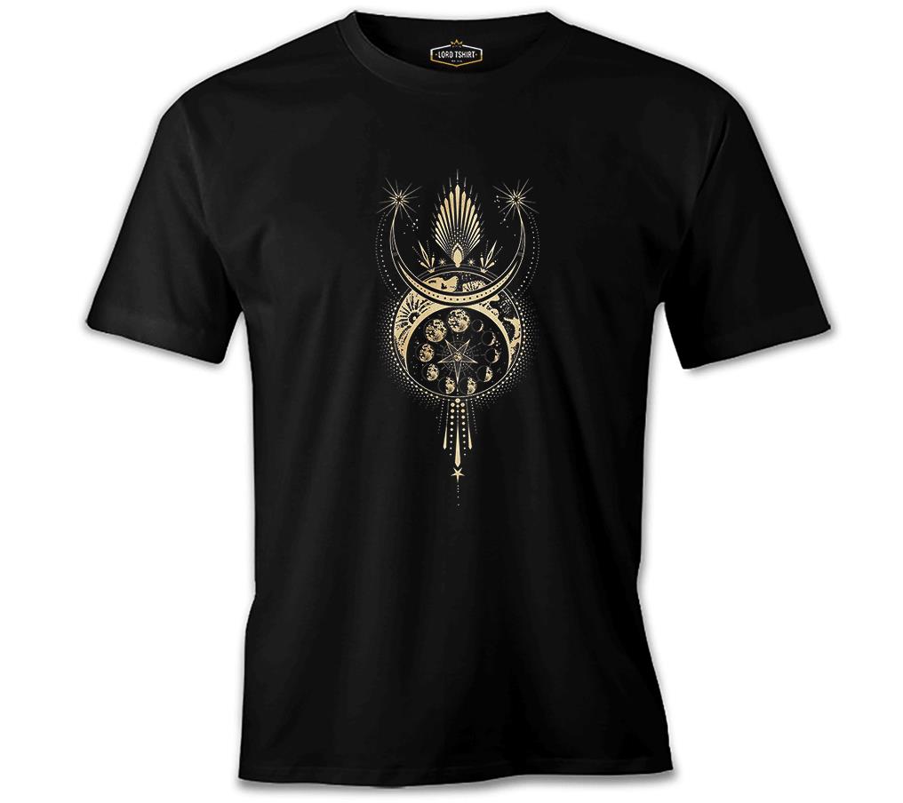 Ay Tacı Siyah Erkek Tshirt