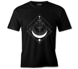 Ay Üçgeni Siyah Erkek Tshirt