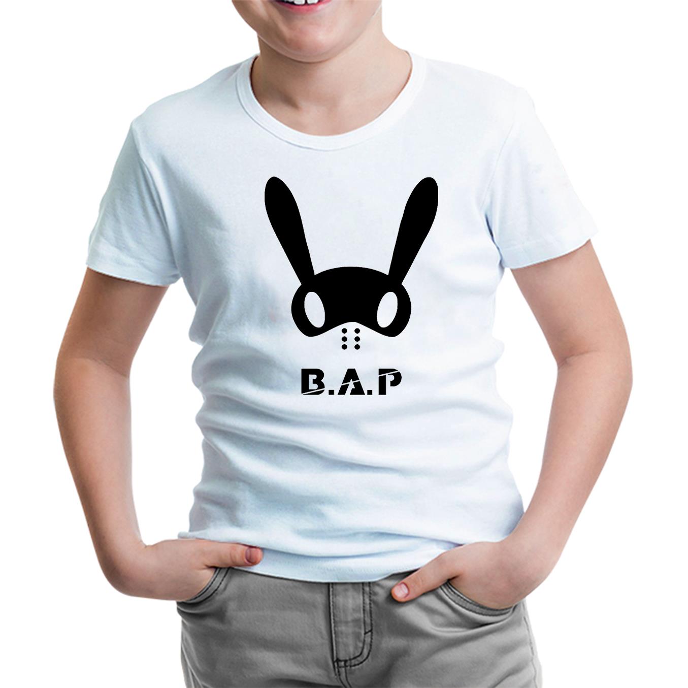 B.A.P - Logo Beyaz Çocuk Tshirt