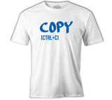 Baba Copy - Ctrl+C Beyaz Erkek Tshirt