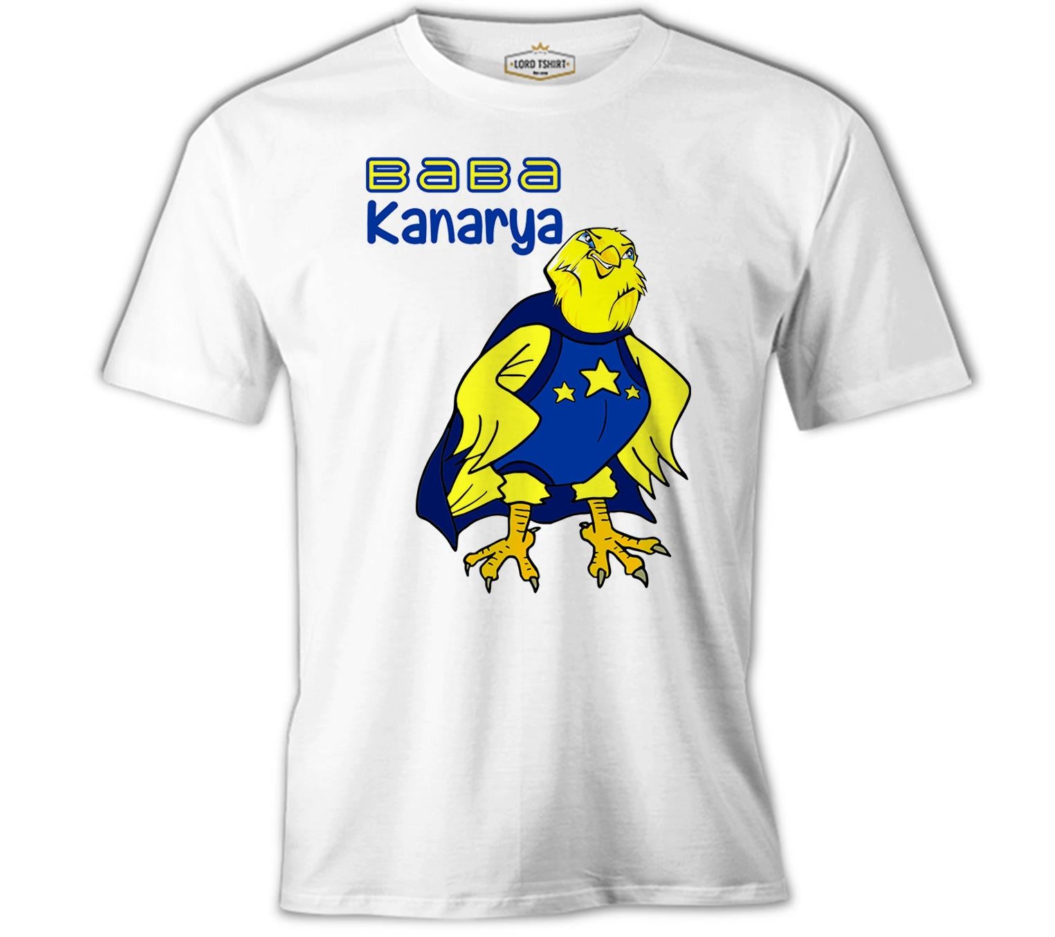 Baba Kanarya Beyaz Erkek Tshirt