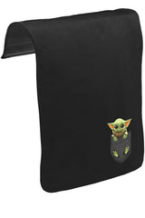 Baby Yoda - Pocket Unisex Black Snap-On Messenger Bag Cover CK-1638 