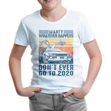 Back to the Future - Don't Go to 2020 White Boy Tshirt