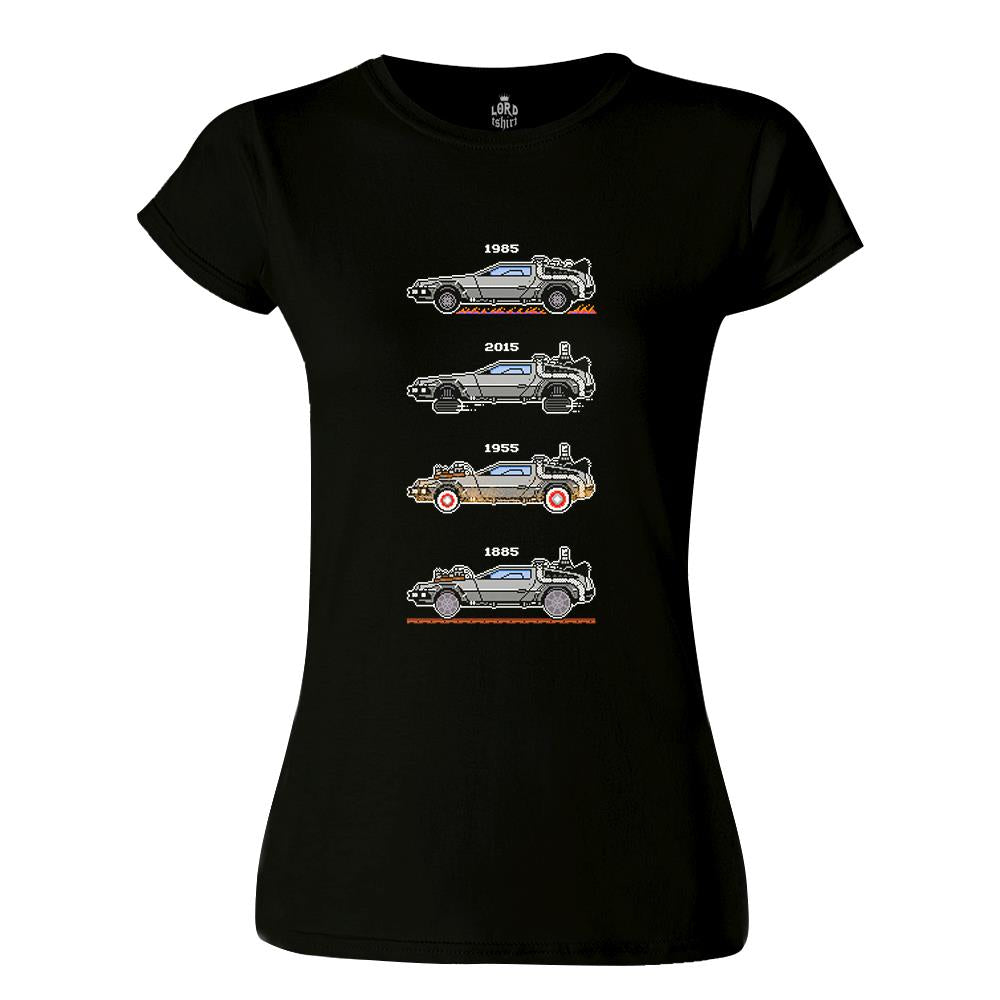 Back to the Future - Chronology Black Women's Tshirt