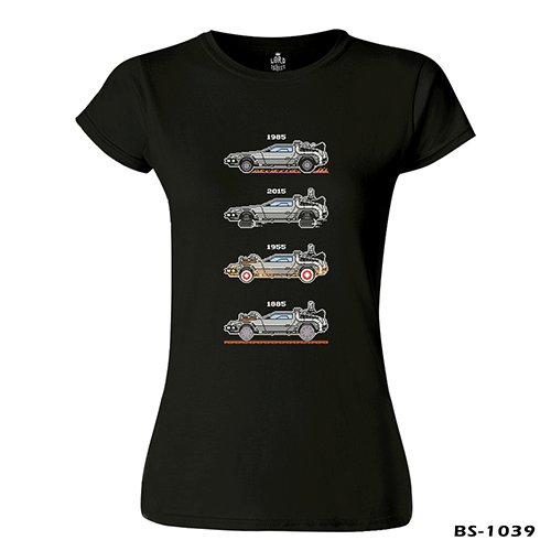 Back to the Future - Chronology Black Women's Tshirt