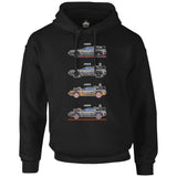 Back to the Future - Chronology Black Men's Zipperless Hoodie