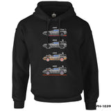 Back to the Future - Chronology Black Men's Zipperless Hoodie