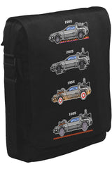 Back to the Future - Kronoloji Unisex Siyah Postacı Çanta