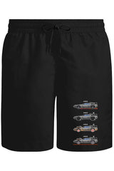 Back to the Future - Kronoloji Unisex Siyah Şort