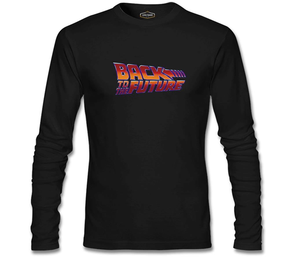 Back to the Future - Logo Black Men's Sweatshirt