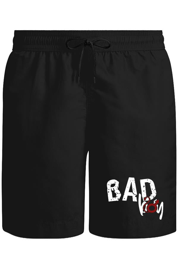 Bad Boy - Sin Unisex Siyah Şort