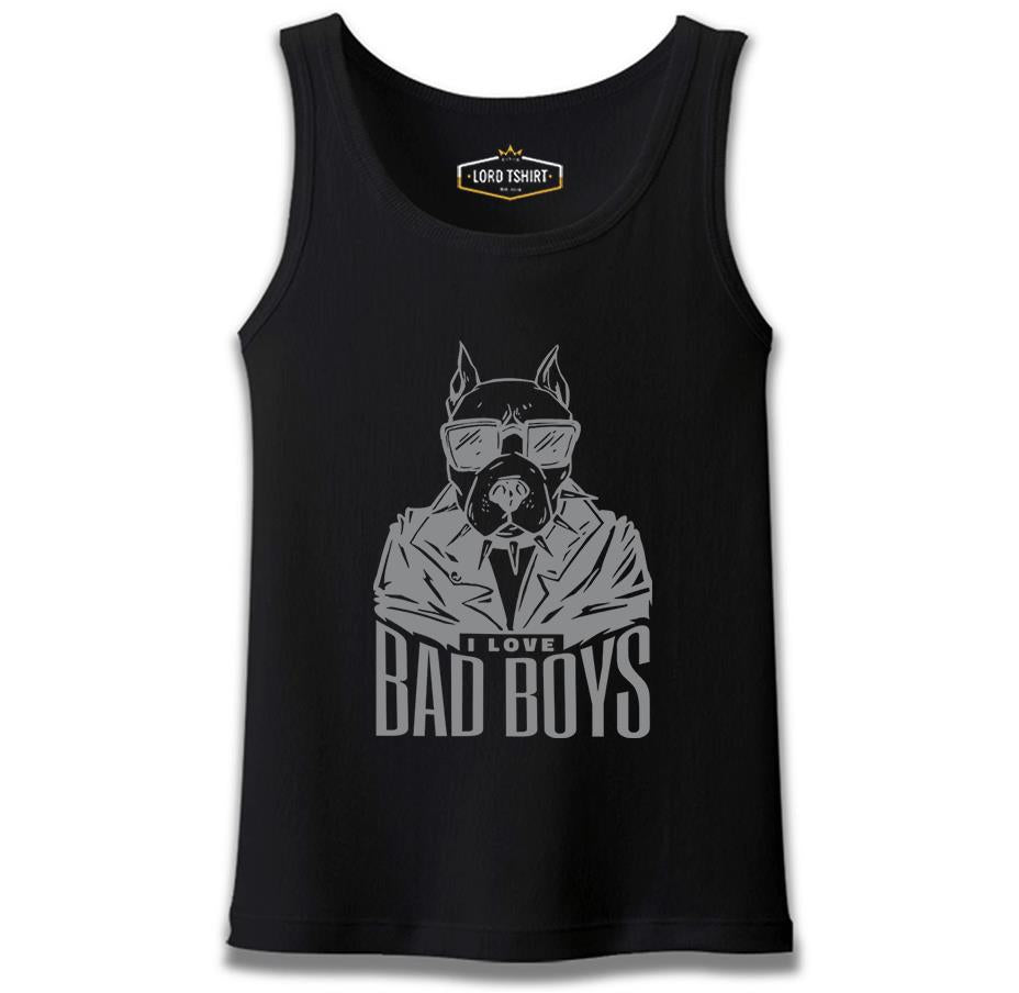 Bad Boys Pitbull Dog Siyah Erkek Atlet