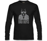 Bad Boys Pitbull Dog Siyah Erkek Sweatshirt